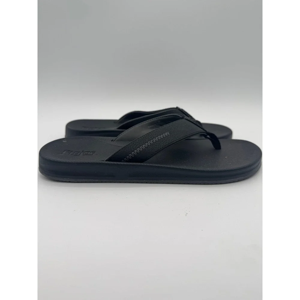 Flojos Flip Flops Black Men's Size 10 Comfort‎ Sandals Casual Thong